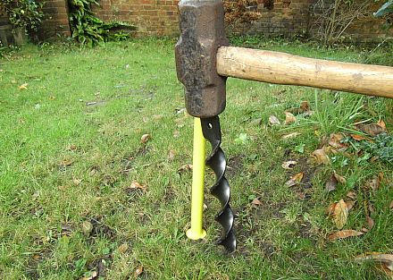 Installing a swing anchor with tube clamps